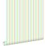 wallpaper stripes lime green and turquoise