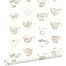 wallpaper cups and saucers beige
