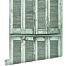 wallpaper weathered wooden French vintage louvre shutters grayish green