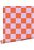 wallpaper chequered motif lilac purple and orange