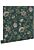 wallpaper vintage flowers anthracite gray and green