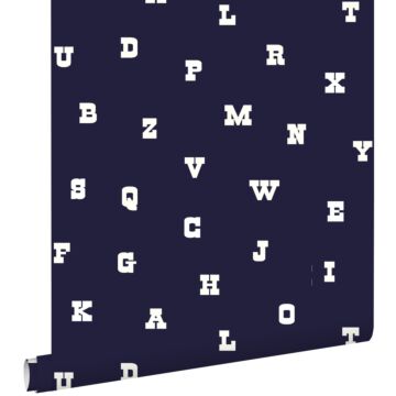 wallpaper alphabet blue