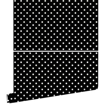 wallpaper dots black and white