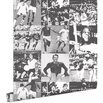 wallpaper sports heroes black and white