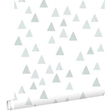 wallpaper graphical triangles grayed vintage blue