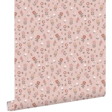 wallpaper flowers soft pink