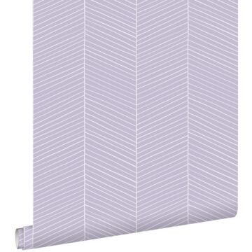wallpaper herring bone pattern lilac purple