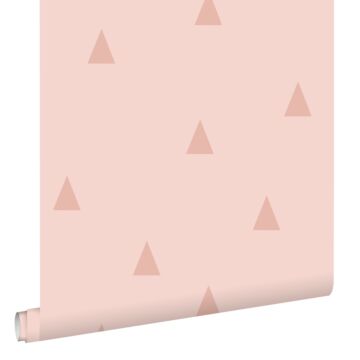 wallpaper graphical triangles pink