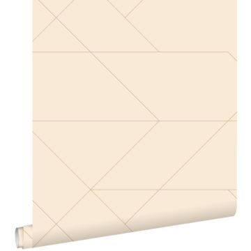wallpaper graphic lines beige