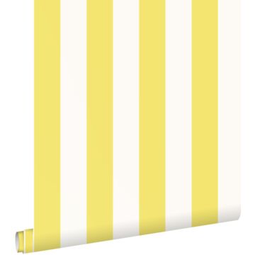 wallpaper stripes yellow and white