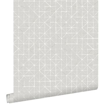 wallpaper geometric shapes taupe