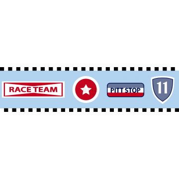wallpaper border race team emblems heavenly blue